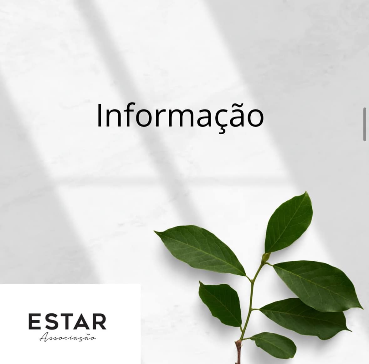 Informação - Estamos aqui!