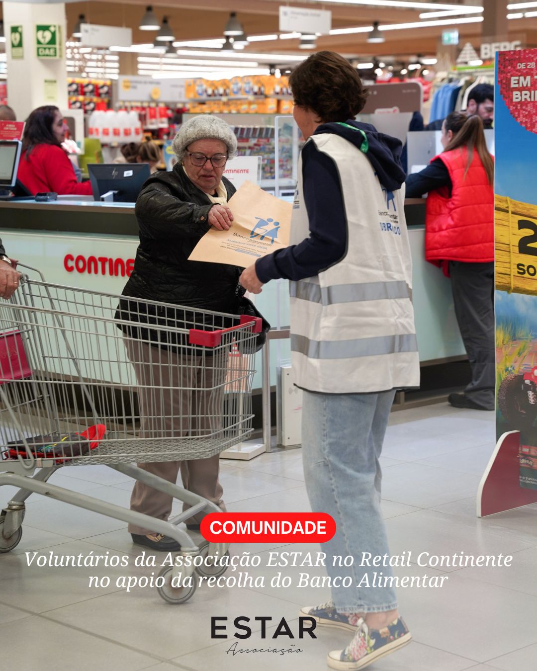 ESTAR: Voluntários no Retail Continente