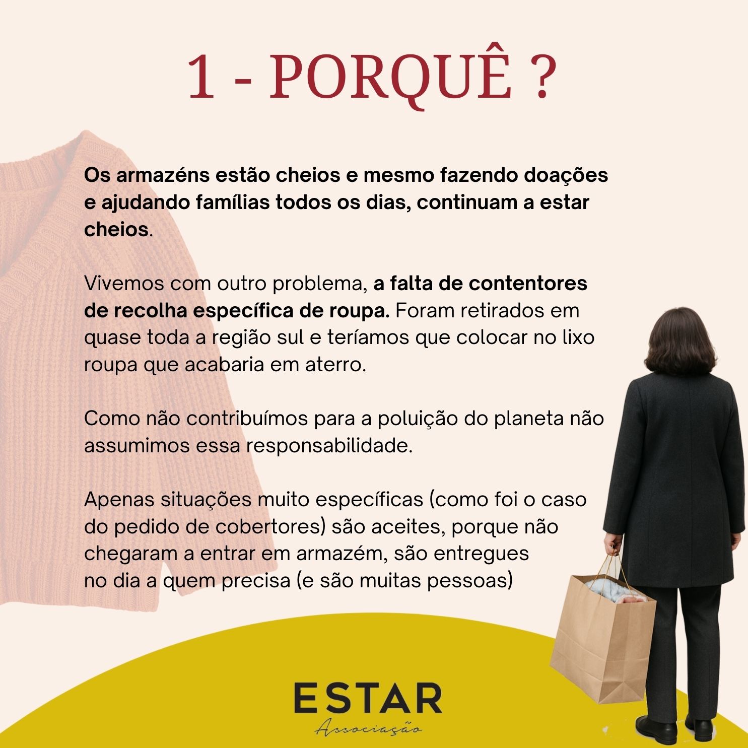 ESTAR: É só um saquinho...