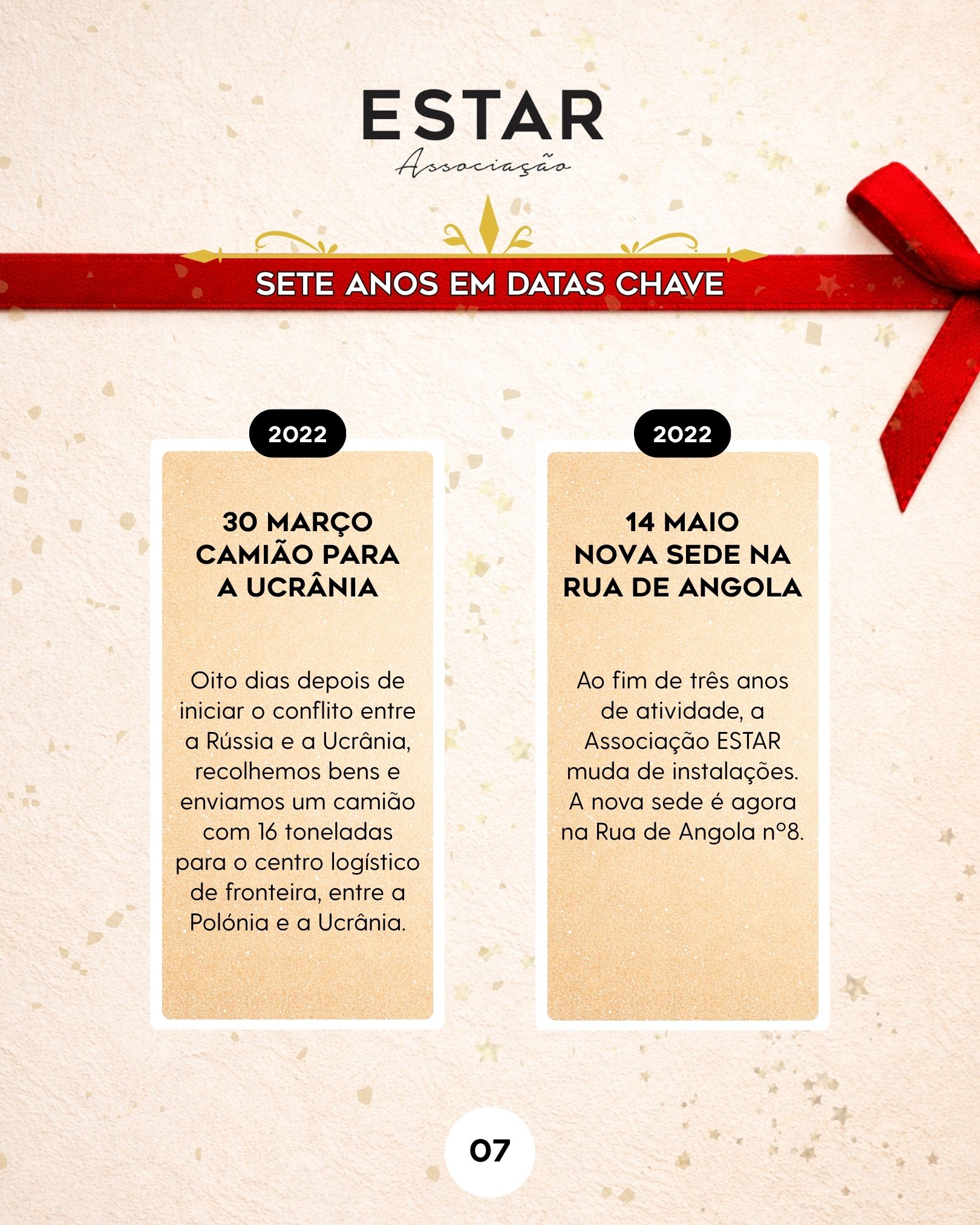 ESTAR: Momentos da Nossa História VII