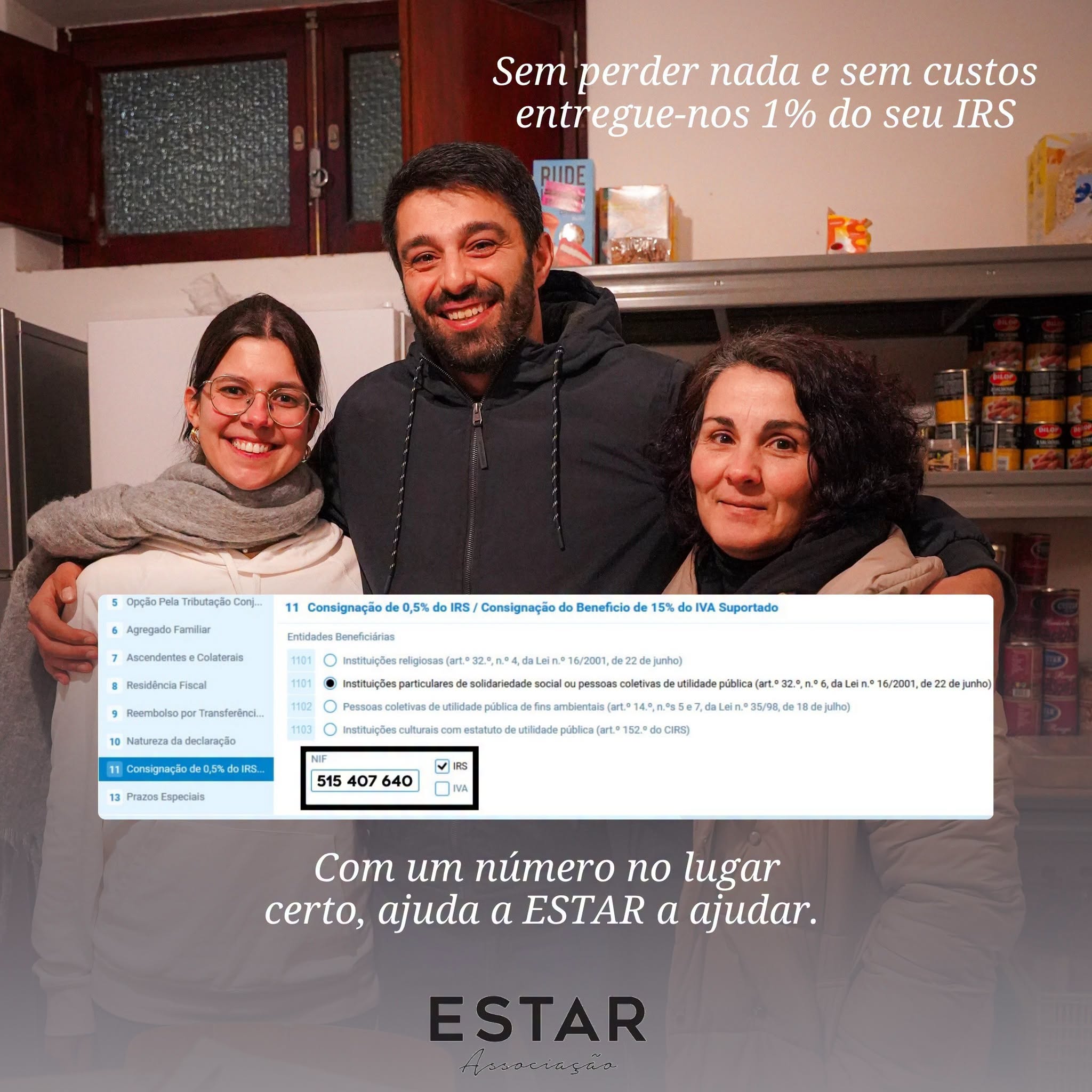 ESTAR: IRS com o número no lugar certo