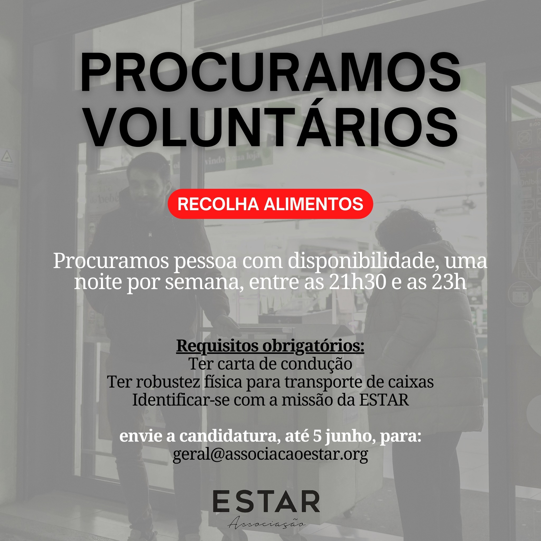 ESTAR: Quer Juntar-se à Nossa Equipa?