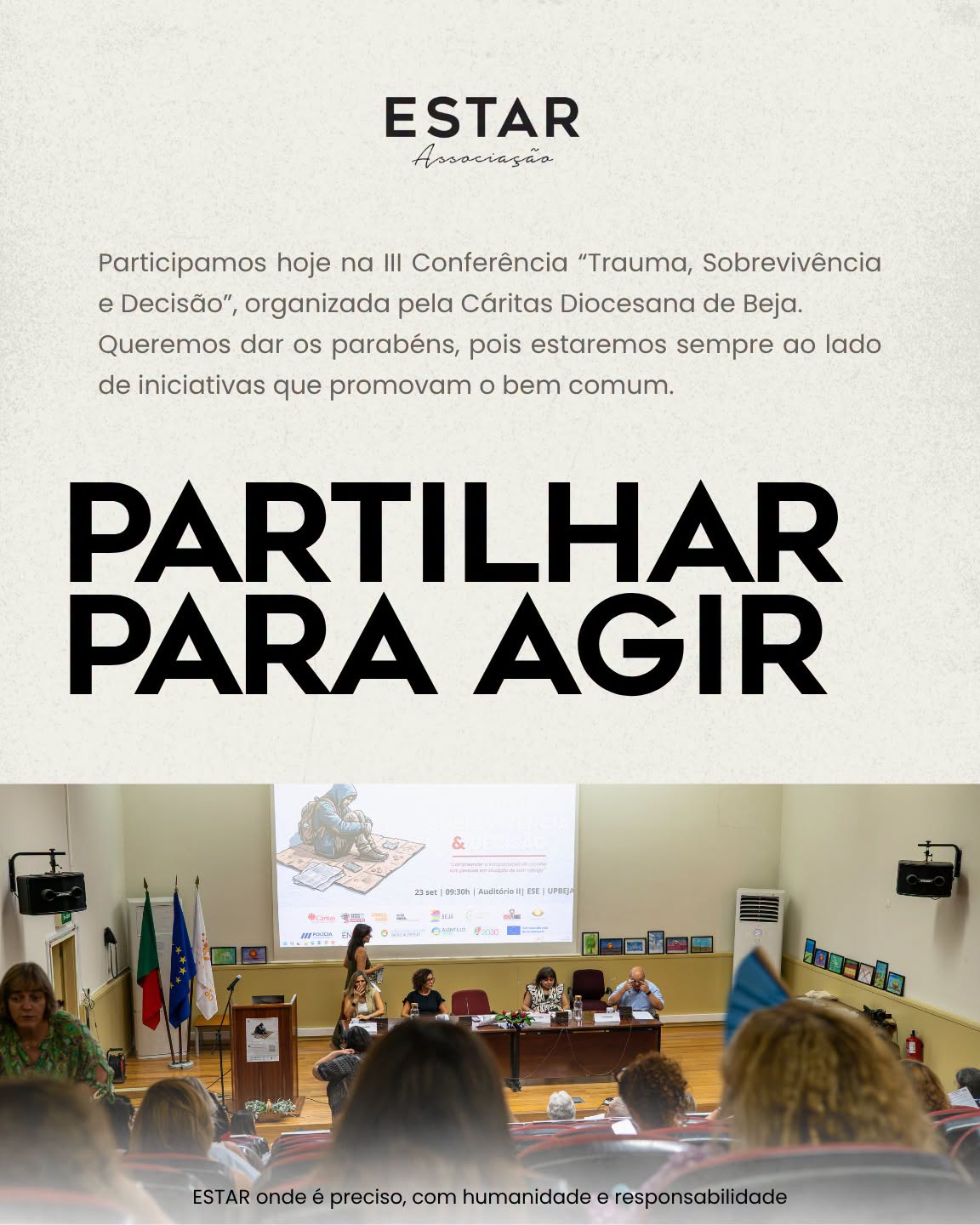 ESTAR: Partilhar Para Agir